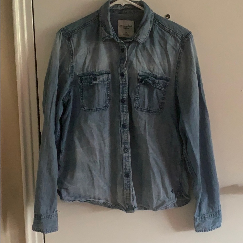 American eagle jean top